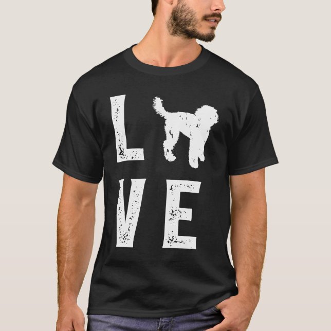 Bernedoodle Kärlek  1 T Shirt (Framsida)