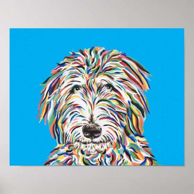 Bernedoodle-konst  poster (Framsidan)