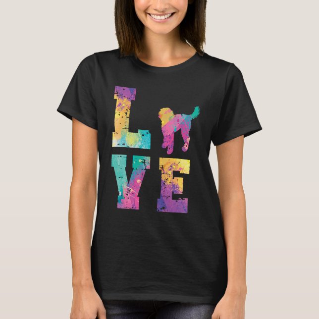 Bernedoodle Love T Shirt (Framsida)