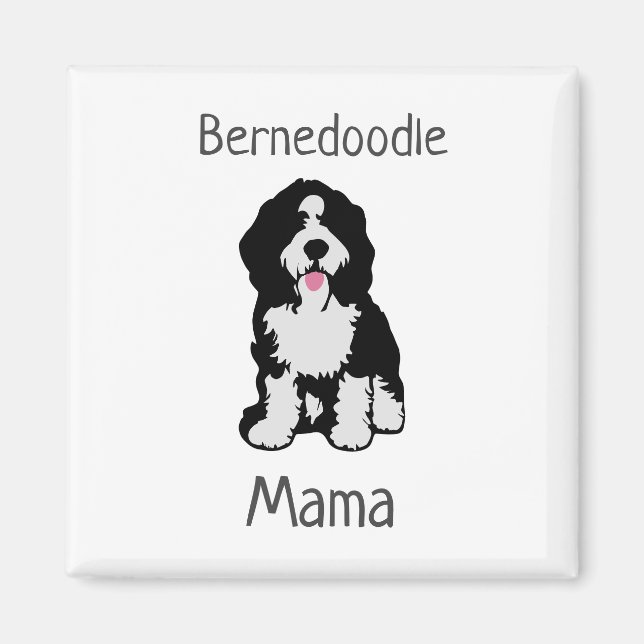 Bernedoodle Mama Magnet (Framsidan)