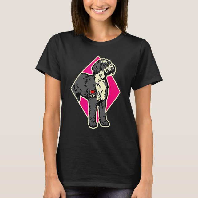 Bernedoodle Mamma 1 T Shirt (Framsida)