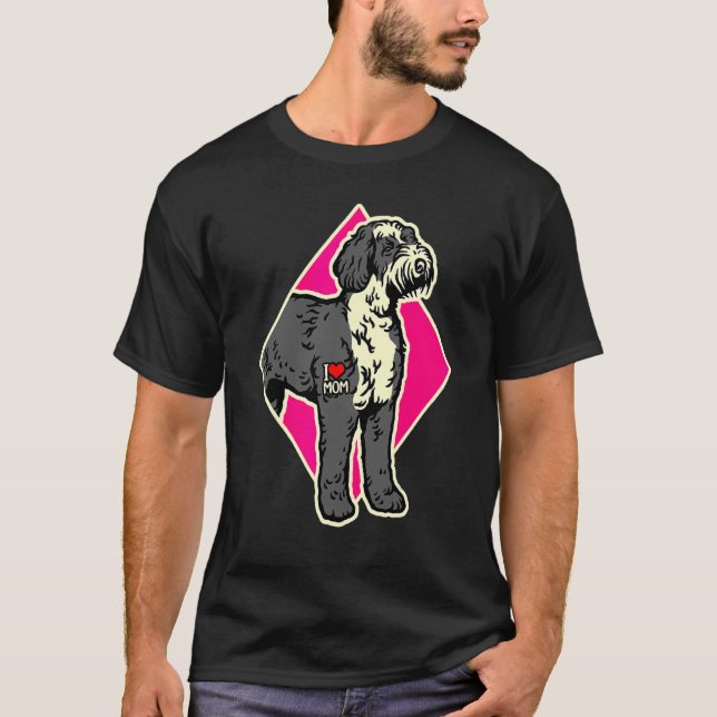 Bernedoodle Mamma 1 T Shirt (Framsida)