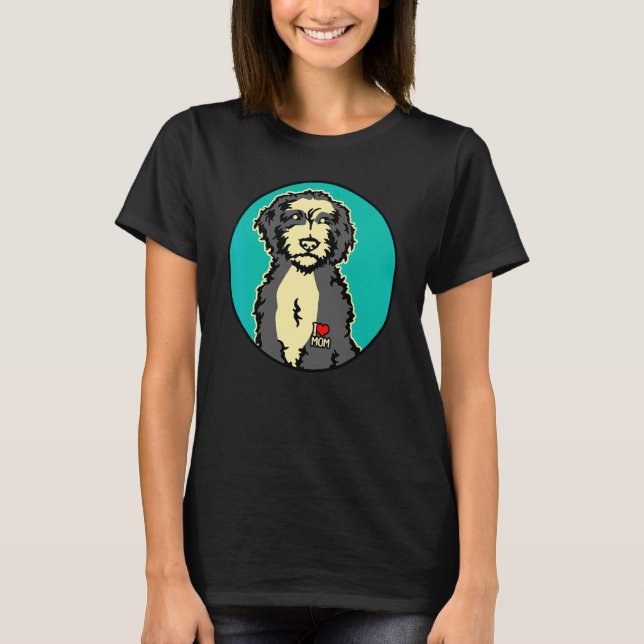 Bernedoodle Mamma 2 T Shirt (Framsida)