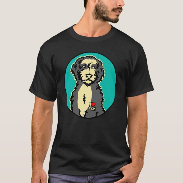 Bernedoodle Mamma 2 T Shirt (Framsida)