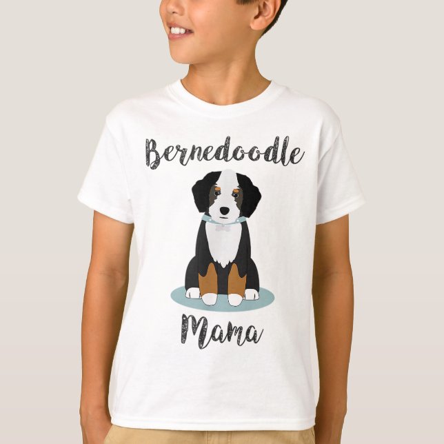 Bernedoodle Mamma - Doodle Hund älskare T Shirt (Framsida)