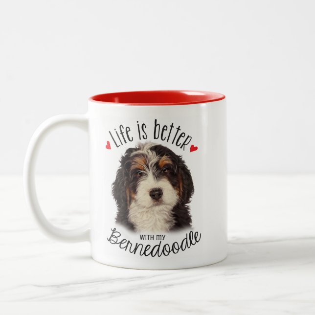 Bernedoodle Mugg (Vänster)