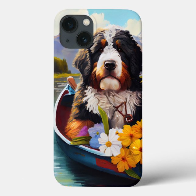 Bernedoodle på paddel: Ett naturskönt äventyr (Baksida)