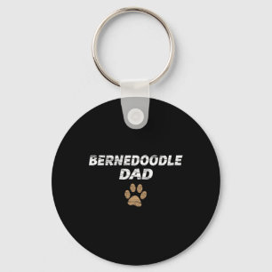Bernedoodle Pappa Herr- och barnt-shirt - Fadersda Nyckelring