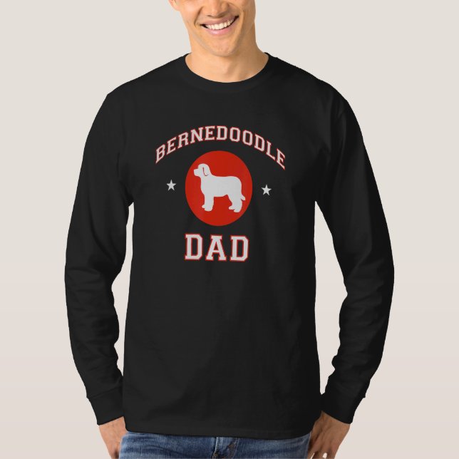 Bernedoodle Pappa T Shirt (Framsida)