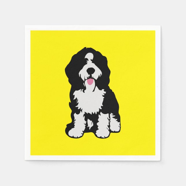 Bernedoodle Pappersservett (Framsidan)