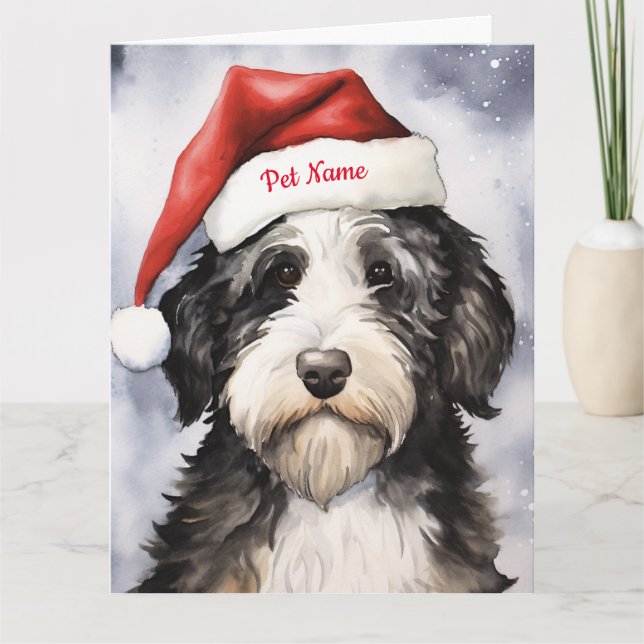 Bernedoodle-Personligen Kort (Framsida)