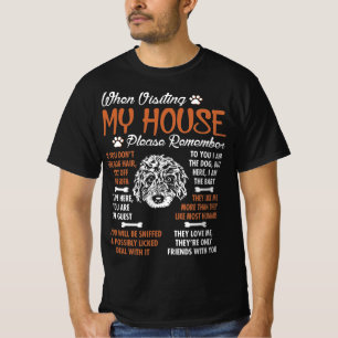 Bernedoodle som besöker mitt hus, kom ihåg t shirt
