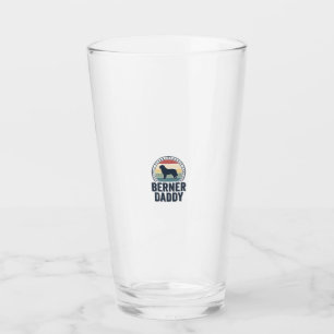 Berner Daddy Vintage Dog Dad Vector T-Shirt Design Glaskopp