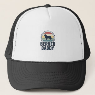 Berner Daddy Vintage Dog Dad Vector T-Shirt Design Keps