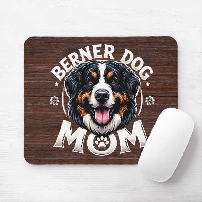 Berner Hund Mamma: Mors dag-gåva till Bernese Mamm Musmatta (Med mus)