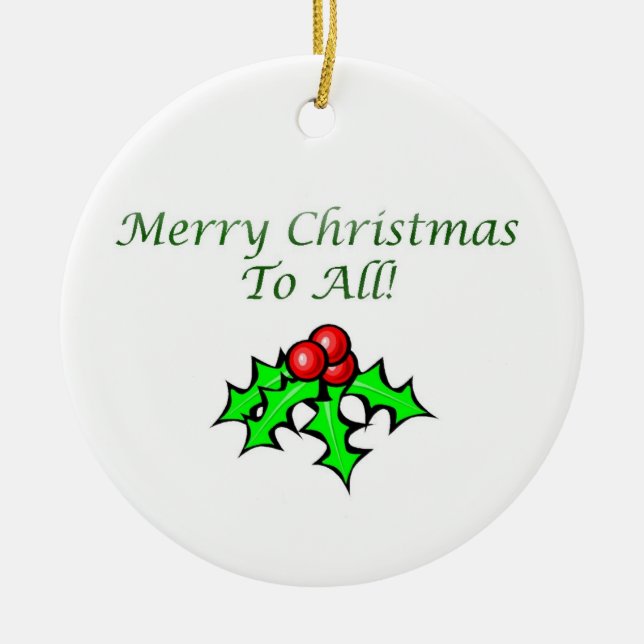 Berner i Sleigh Julgransprydnad Keramik (Framsidan)