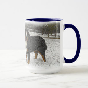 Berner i snön mugg
