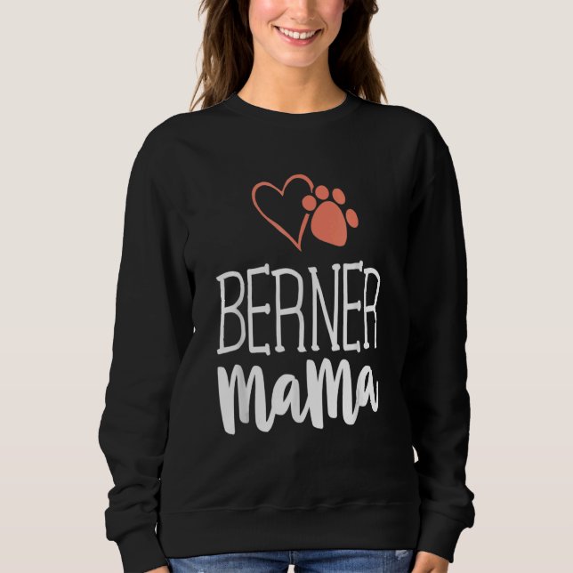 Berner Mamma Bernese Mountain Hund Mor Mamma T Shirt (Framsida)