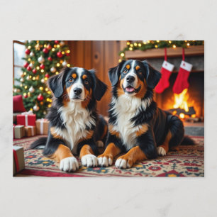 Berner Sennen-julkort Julkort