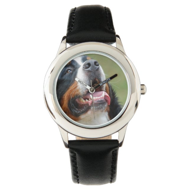 Berner Sennenhund Armbandsur (Framsida)