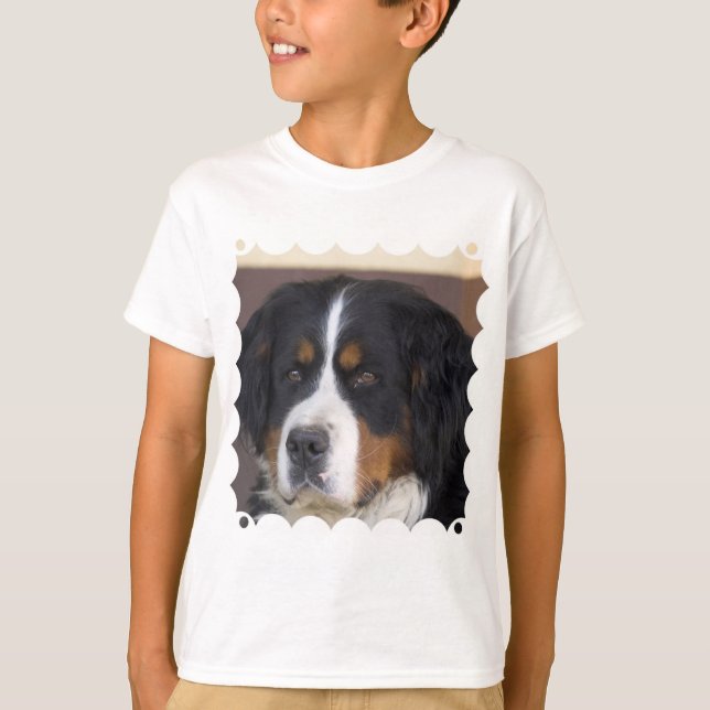 Berner Sennenhund Barn T-Shirt (Framsida)