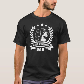 "Berner Sennenhund Dad" mit Hundekopf T Shirt