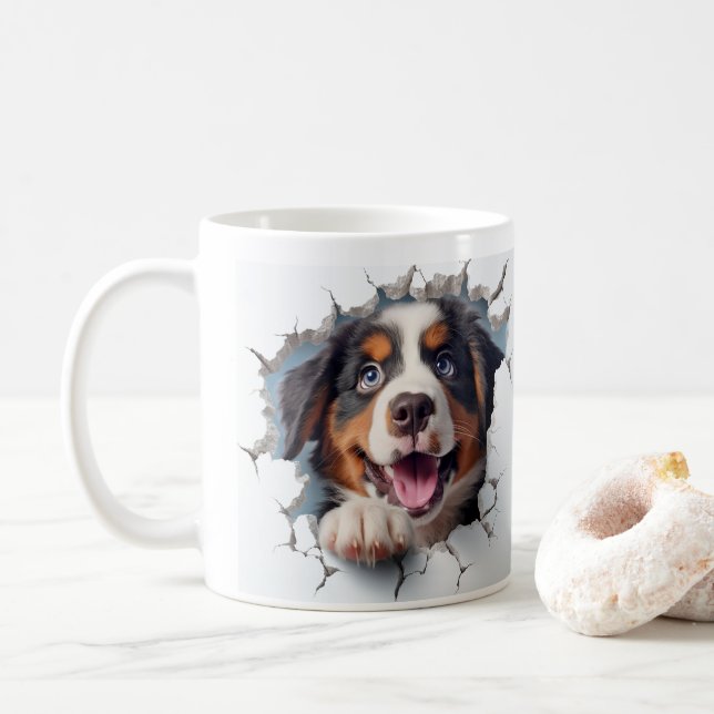 Berner Sennenhund   Kaffemugg (Med munk)