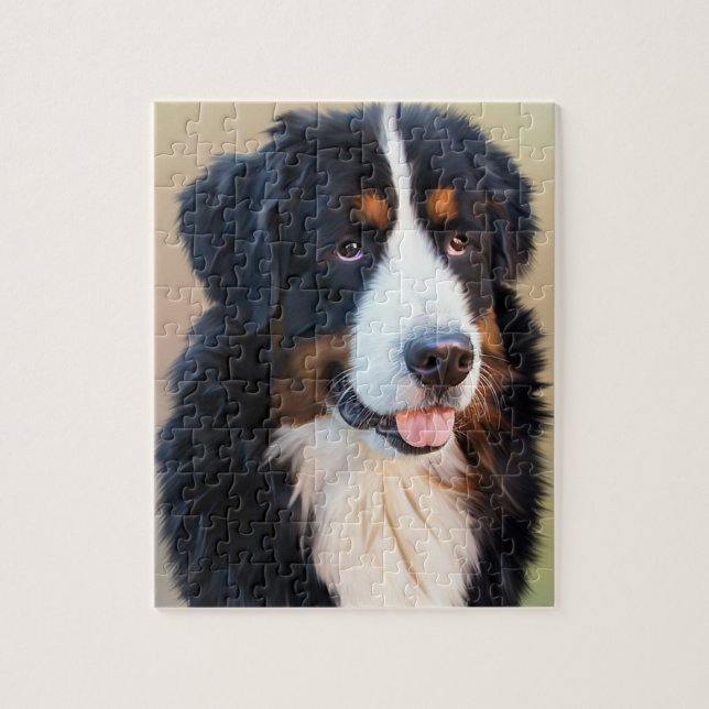 Berner Sennenhund Pussel (Vertikal)