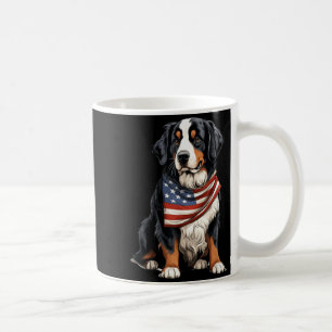 Berner USA Flagga Berner Sennenhund Ägare Mamma Pa Kaffemugg