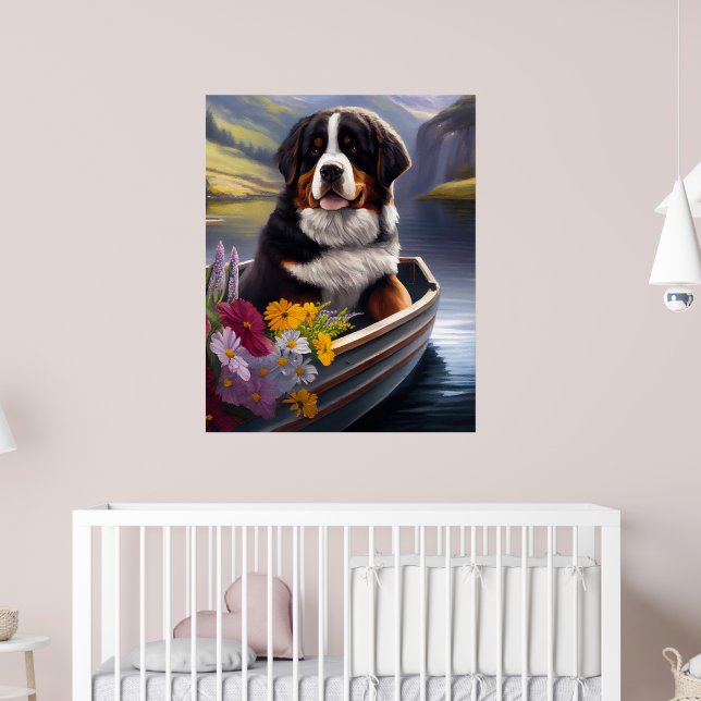 Bernersenne på paddel: Ett naturskönt äventyr Poster (Barnkammare 2)