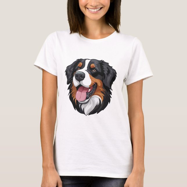 Bernersennenhund T Shirt (Framsida)