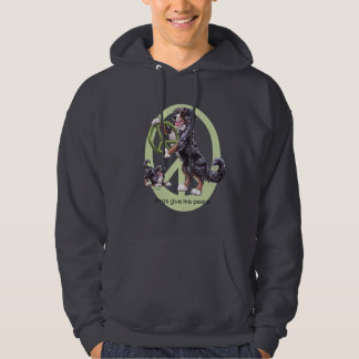 Bernese berghund sweatshirt med luva