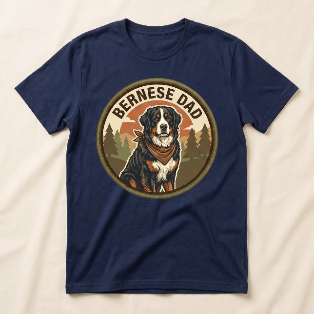 Bernese Dad Tee | Bernese Mountain Dog Dad-Gåva (Skapare uppladdad)