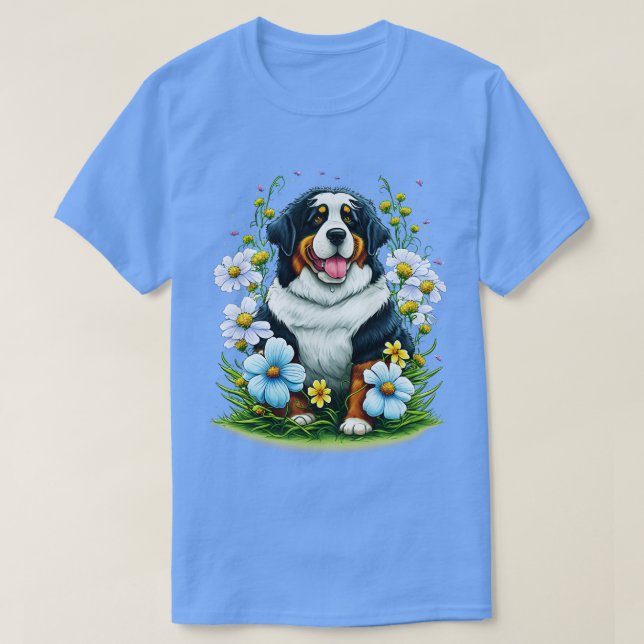 Bernese Hund älskare T Shirt (Design framsida)