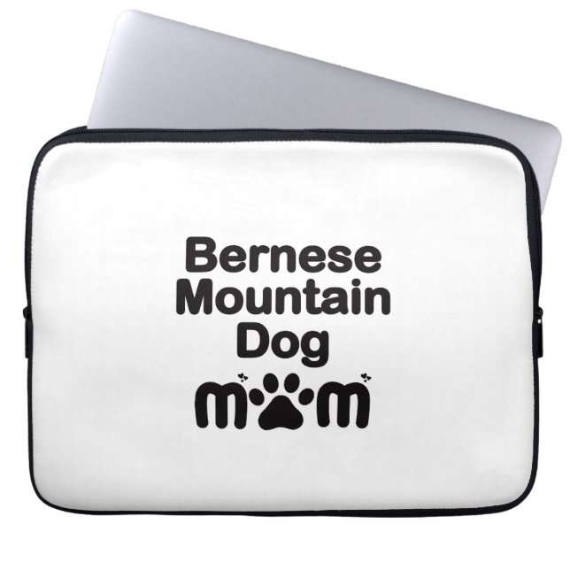 Bernese Hund, Bernese Mamma, Berner Hund Mamma Laptop Fodral (Framsidan)