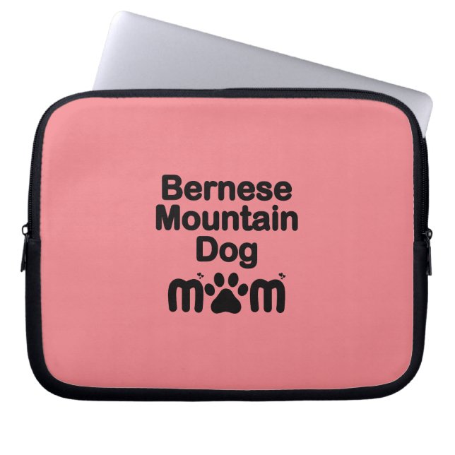 Bernese Hund, Bernese Mamma, Berner Hund Mamma Laptop Fodral (Framsidan)