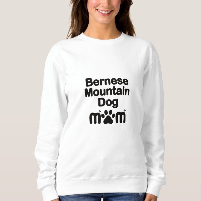 Bernese Hund, Bernese Mamma, Berner Hund Mamma T Shirt (Framsida)