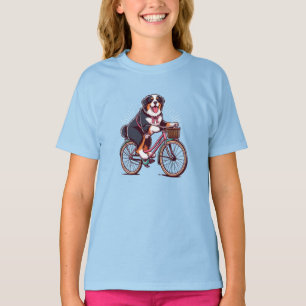 Bernese Hund Biker, Bernese Cruiser cycle äventyr T Shirt