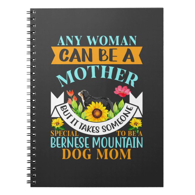 Bernese hund, mor, Bernese hund, mamma, Bernese ma Anteckningsbok (Framsidan)