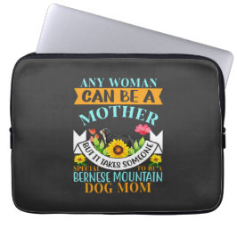 Bernese hund, mor, Bernese hund, mamma, Bernese ma Laptop Fodral