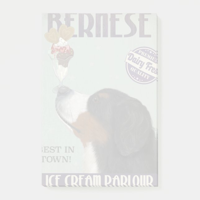 Bernese Ice Cream Post-it Block (Framsida)