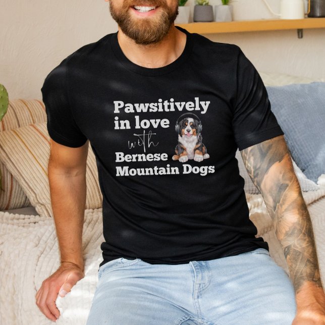 Bernese Lovers, Bernese Mountain Dog T-Shirt (Skapare uppladdad)