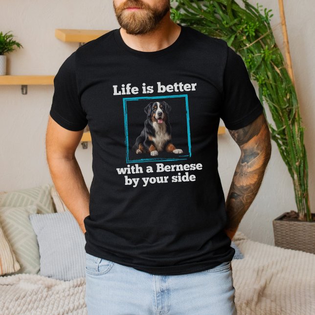 Bernese Lovers, Bernese Mountain Dog T-Shirt (Skapare uppladdad)