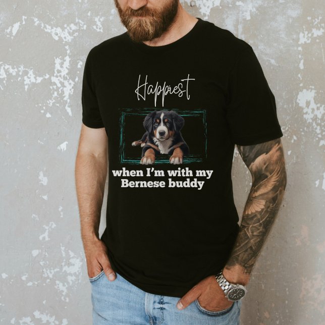 Bernese Lovers, Bernese Mountain Dog T-Shirt (Skapare uppladdad)