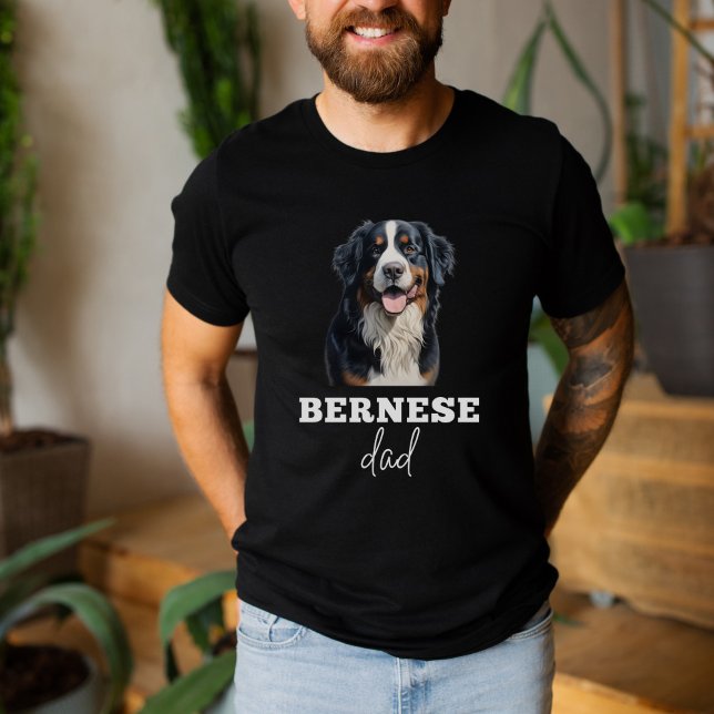 Bernese Lovers Dad, Bernese Mountain Dog T-Shirt (Skapare uppladdad)