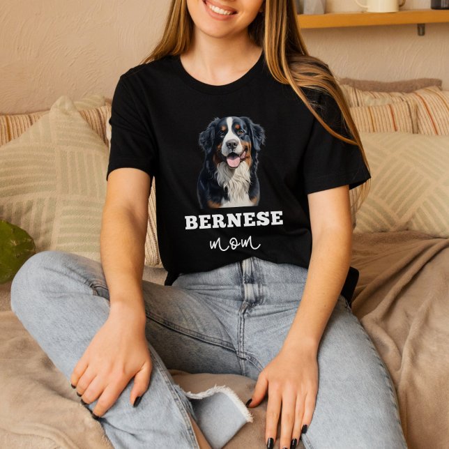 Bernese Lovers Mom, Bernese Mountain Dog T-Shirt (Skapare uppladdad)