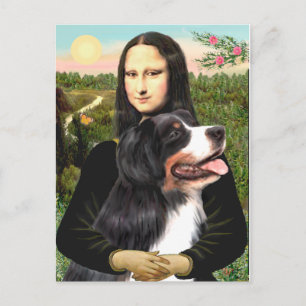 Bernese - Mona Lisa - Anpassad Vykort