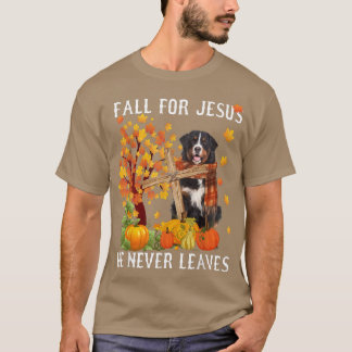 Bernese Mountain Autumn Fall for Jesus Han Le aldr T Shirt