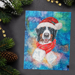 Bernese Mountain Bretain Hund jul Pussel