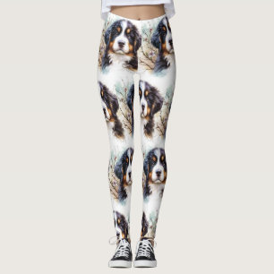 Bernese Mountain Dog AI Valp Leggings